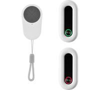 2 Pack Alarme de porte et de fenêtre Alarme d'entrée Système d'alerte bimode Alerte de batterie faible intelligente Volume d'alarme réglable Interrupteur d'alimentation à touche unique Universel Insta