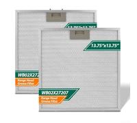 2-Pack Aluminum Range Hood Filter WB02X27207 Grease Trap