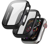 2 Pack Apple Watch Series 9/8/7 Shockproof Case With Screen Protector,Hard Pc Case For Apple Watch Series 8,Series 7,41mm,Shockproof Protective Case For