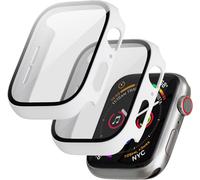 2 Pack Apple Watch Series Se/6/5/4 Case With Screen Protector,Compatible With Apple Watch Series Se/6/5/4 44mm,Hd Clear Protective Case Cover For.[G147]