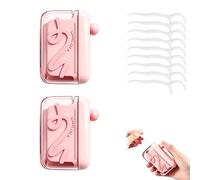2 Pack Automatic Pop-Up Floss Dispenser Portable Refillable Dental Pick Organizer Travel Case Compact Oral Care Storage Box for Home Restaurant Pocket Bag Use