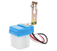 2 Pack Automatic Street Illumination Sensor Switch | 24V Photocell for Outdoor Illumination/Factories/Gardens | Weatherproof & Delay Circuit Averts False Triggering