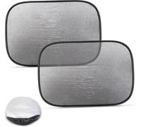 2 Pack Baby Car Sun Shade With Uv Protection (No Extra Glue Or Suction Cup Needed)-21"" X 14
