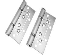 2 Pack Ball Bearing Door Hinge Stainless Steel For Smooth And Silent Movement,Replacement Two-Fold Closet Door Hinges