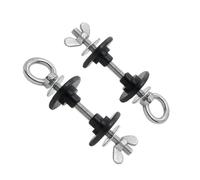 2 Pack Band Pegs for Power Rack, Power Rack Attachments for Resistance Bands, Eye Bolt Swing Basket