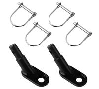2 Pack Bicycle Trailer Hitch, Attache Remorque Velo with 4 Locking Pins | Remorque Velo Enfant, Bike Trailer Hitch Adapter for Dog Bike Trailers Cargo Trailers