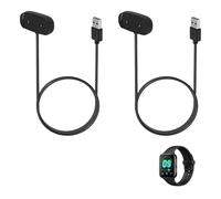 2 Pack Câble de Charge Compatible avec Amazfit GTR 4, GTR 3, GTR 3 Pro, GTS 3, GTS 4, T-Rex 2 - Chargeur 2 Broches, Câble de Chargement Rapide USB A de 60 cm, Accessoires pour Montre Connectée