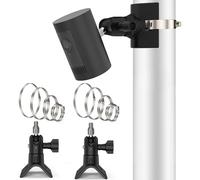 2 Pack Camera Bracket for Ring Stick Up Cam,Mast Bracket Wall Mount Bracket for Ring Spotlight Cam Plus/Pro/Solar Panel/Pan Tilt,Outdoor Indoor Camera Accessories,