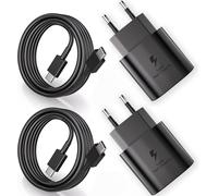 2-Pack Chargeur 25w Câble De Charge Usb C Pour Samsung Galaxy S25 S24 S23 S22 S21 S20 Fe S10 S9 S8 A55 A54 A53 A51 A50 A34 A33 A15 Z Fold 6, Chargeur Rapide Avec Type C Câble De Charge Rapid[Z1199]