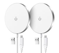 2 Pack Chargeur sans Fil pour iphone 15W,Magnétique Chargeur Induction,Rapide Chargeur Compatible avec Magsafe Apple pour iPhone 16/15/15 Pro/15 Pro Max/14/13/12
