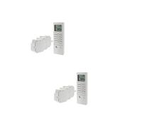 - 2 Pack chauffage RF avec télécommande et thermostat 2000W
