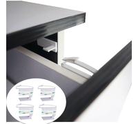 2 Pack Child Safety Bloque Tiroir Interne Verrou De Sécurité De Tiroir Adhésive Pour Bébé Care Childproofing
