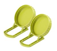 2 Pack Couvercle de Germination, Germoir avec Support pour Bocaux à Large Ouverture. Grille Aérée et Support Incliné pour un Drainage Facile. Faire Pousser des Germes de Haricots,Brocoli à la Maison.
