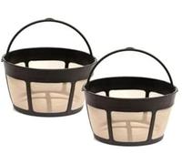 2 Pack Cuisinart Gtf-b Gold Tone Coffee Filter 8-12 Cup Permanent Basket Style