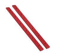 2 Pack de coulisseaux en T pour travail du bois, coulisseau en T en alliage d'aluminium, barre coulissante pour rail à onglets en T avec vis T pour bricoleur (300 mm)