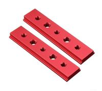 2 Pack de coulisses en T pour travail du bois, coulisseau en T en alliage d'aluminium, barre coulissante à fente en T pour table de découpe, vis T, fixation pour travail du bois DIY (100 mm)