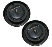 2 Pack de remplacement de lumière solaire, 3.2 Pièces de lumière solaire de remplacement étanche, Remplacement à LED blanc chaud Panneau solaire pour les lumières extérieures, décor de bricolage.
