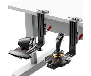 2 Pack Desk Mount Hotas Compatible Avec Logitech X52/X52 Pro/X56/X56 Rhino, Thrustmaster T. Flight/A-10C Warthog/T.16000M FCS/TCA Airbus Joystick/Winwing Orion