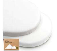 2-Pack Drap de lit de bébé pour Fille, garçon - Bamboo Drap de lit de bébé Compatible avec Halo Stubenwagen, Chicco, Baby Delight, Graco, Lit d'appoint Unisex (Soft White)