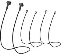 2 Pack Earplug Connecting Cords,Pull Resistant Safety Cord,Flexible Silicone Earplug Cord With Removable Earplugs To Keep