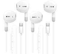 2 Pack Écouteurs Filaires USB C pour iPhone 16/15, Écouteur Stéréo Hi-FI Antibruit écouteur Intra-Auriculaires avec Micro Intégrés et Contrôle du Volume Compatibles avec iPhone 16 Pro Max/15 Plus