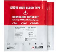 (2 Pack) Eldoncard Blood Type Test (Complete Kit) - air sealed envelope, safety lancet, micropipette, cleansing swab