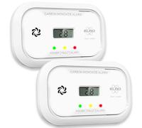2-Pack ELRO FC5010 Détecteur de monoxyde de Carbone avec Pile 10 Ans et écran - Détecteur de CO Conforme à la Norme européenne EN50291