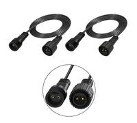2-Pack Extension Cable for G40 Globe String Lights IP68 Waterproof Extension Lead 24AWG Extension Cord for Outdoor Solar String Lights, Indoor String Lights, 2 Pin, 6.6Ft(2M)