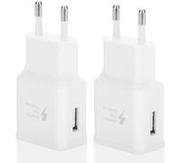 2 Pack Fast Usb Charging Adapter For Samsung S22/S21/S20/S10/S10e/S6/S7/S8/S9/Edge/Plus/Active/A72/A53 5g, Note 5 8, Note 9, Note10/20/Google Pixel 2/3/Xl And Other Smartphones/Devices