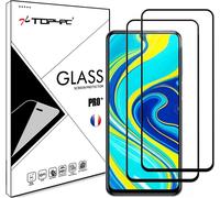 2 Pack Film Vitre En Verre Trempé Pour Xiaomi Redmi Note 9 Pro 9 Pro Max 9s Protection Ecran Ultra Résistant Transparent Dureté 9h Sans Bulles Lot De 2