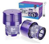 2 Pack Filtre pour Dyson V10, Filtres pour Aspirateurs Dyson Cyclone V10 SV12 Series V10 Absolute Animal Total Clean Motorhead Accessoire Sans Fil Remplacer # DY-969082-01