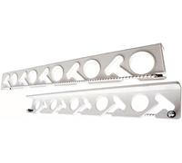 2 Pack Fishing Rod Holder 10 Rod Holder Wall Or Ceiling Mount Horizontal/Vertical Hanging With 10 Holes For 10 Fishing Rods For Garage Home Boat