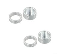 2-Pack Fitness Handle End 25mm Aluminum Alloy 2-Pack Fitness | 25mm inner diameter, fits standard bars, aluminum alloy build, silver color, 2-pack value set