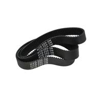2-Pack HTD237-3M-10mm Courroies Crantées Polychloroprène à Dents en Arc Boucle Fermée, Largeur 10mm