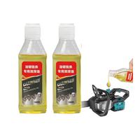 2 Pack Huile Chaine Tronçonneuse, Huile Tronconneuse Electrique, 100ml *2, Guide-Chaîne De Tronçonneuse Pour Taille-Haies, ÉQuipements Hydrauliques