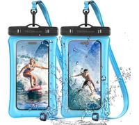 2 Pack Ipx8 Waterproof Floating Bag With Lanyard For Iphone 15 14 13 12 Samsung Galaxy S24 S23 S22+ S21 Ultra Up To 7 Inch