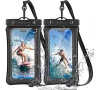 2 Pack Ipx8 Waterproof Floating Waterproof Pouch With Lanyard For Iphone 15, 14, 13, 12, Samsung Galaxy S23, S22+, S21 Ultra And More Up To 7