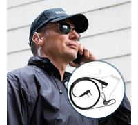 2 Pack K 2 Pin Safety Earphone with PTT Button,Compatible with Ken-Wood Bao-Feng UV5R 888S RT24 RT27 HE-Senate HT999 150cm Two-Way Radio