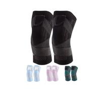 2 Pack Knee FlexWrap, New Professional Knee Brace Adjustable Knee Compression Sleeve, Upgrade KneeXL