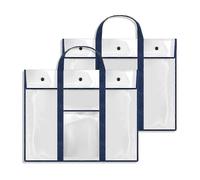 2 Pack Large Poster Storage Bag 31.5 X 25.5inch Bulletin Board Holder Art Portfolio Container For Teachers Classroom