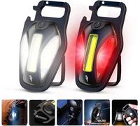 2 Pack Led Inspection Light, Mini Led Work Light, Led Keychain, Cob Torch Work Light, Usb-C Rechargeable, Magnetic Work Light For Camping Repair Lighting