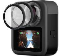 2 Pack Lens Protector for Go Pro Max Action Camera,High Transparency,9H Hardness,Scratch Resistant,Accessories for Go Pro Max Adhesive Lens Protector