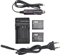 2-Pack LI-50B LI50B Battery and DC16E Travel Charger Compatible with Olympus Stylus 1010 1020 1030 9000 9010 SP-800UZ SP-810UZ SZ-10 SZ-11 SZ-12 SZ-15 SZ-20 SZ-30MR SP-720UZ iHS SZ-16 iHS