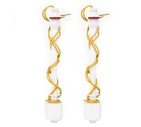 2 Pack Liquid Level Float Switch | PP Plastic Water Tank Sensor/Pool Level Controller | 220V 1A for Pump Control, Industrial Use | M10 Thread, 400mm Wire