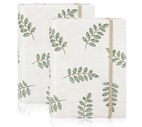 2 Pack Mini Album Photo 10x15 cm en Couverture Lin avec 100 Pochette, Petit Traditionnel Livre Photo Portable Compact Memory Book pour Bebe Enfant Mariage Voyage Anniversaire (Feuilles)