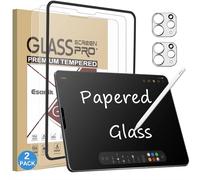 [2 Pack Protection Ecran En Papier Pour Ipad Pro 12,9 (2022/2021/2020/2018) Feel Like The Paper Verre Trempé Avec Protection Caméra, Film Vitre Protection Mat Pour Ipad Pro 12,9