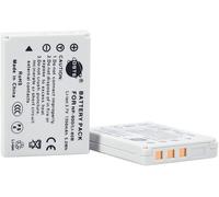 2-Pack Rechange Batterie Compatible pour Olympus Li-80B NP-900 T-100 T-110 X-36 AGFA 4Ti Avant S4 S6 KYOCERA EZ 4033 Acer CS-6531-N CS-5530 Aosta DA 4092 DA 5091 DA 5091
