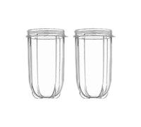 2 Pack Replacement Tall Jar Cups Fits for Magic Blender Fits Replacement Tall Jar Cups
