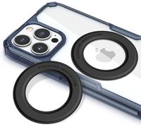 2 Pack Ring Magsafe Universal Wireless Magnetic Charging Conversion Kit,Metal Rings Compatible With Snaplink Magsafe For Iphone,Samsung,Xiaomi,Black