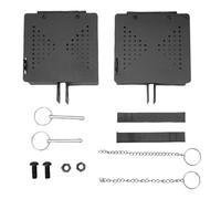 2 Pack RV Bumper End Cap, Premium Steel RV Bumper Cap, Fits Standard 4-Inch Square Bumper end caps, No- Vent Holes, Secure Sewer Hose Storage,